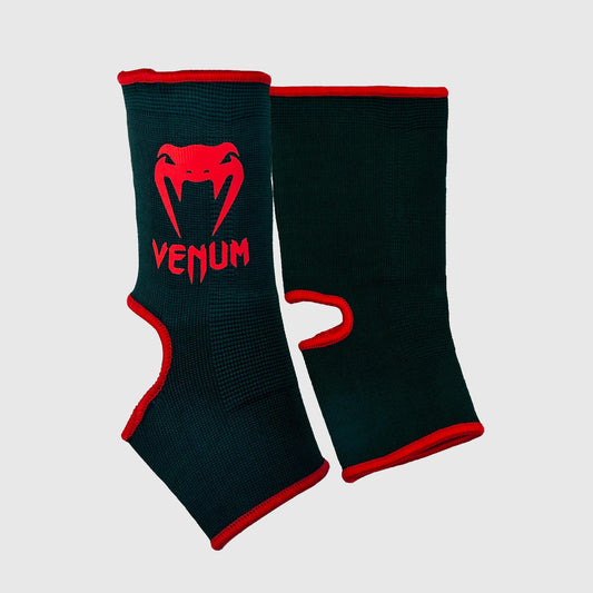 Venum Kontact Ankle Support Guards Black/Red - The Fight Club