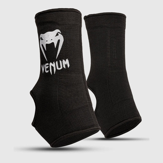 Venum Kontact Ankle Support Guards Black/Silver - The Fight Club