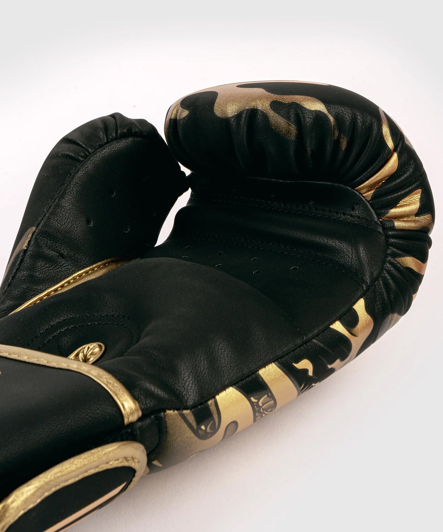 Venum Dragon's Flight Boxing Gloves - Black/Bronze - The Fight Club