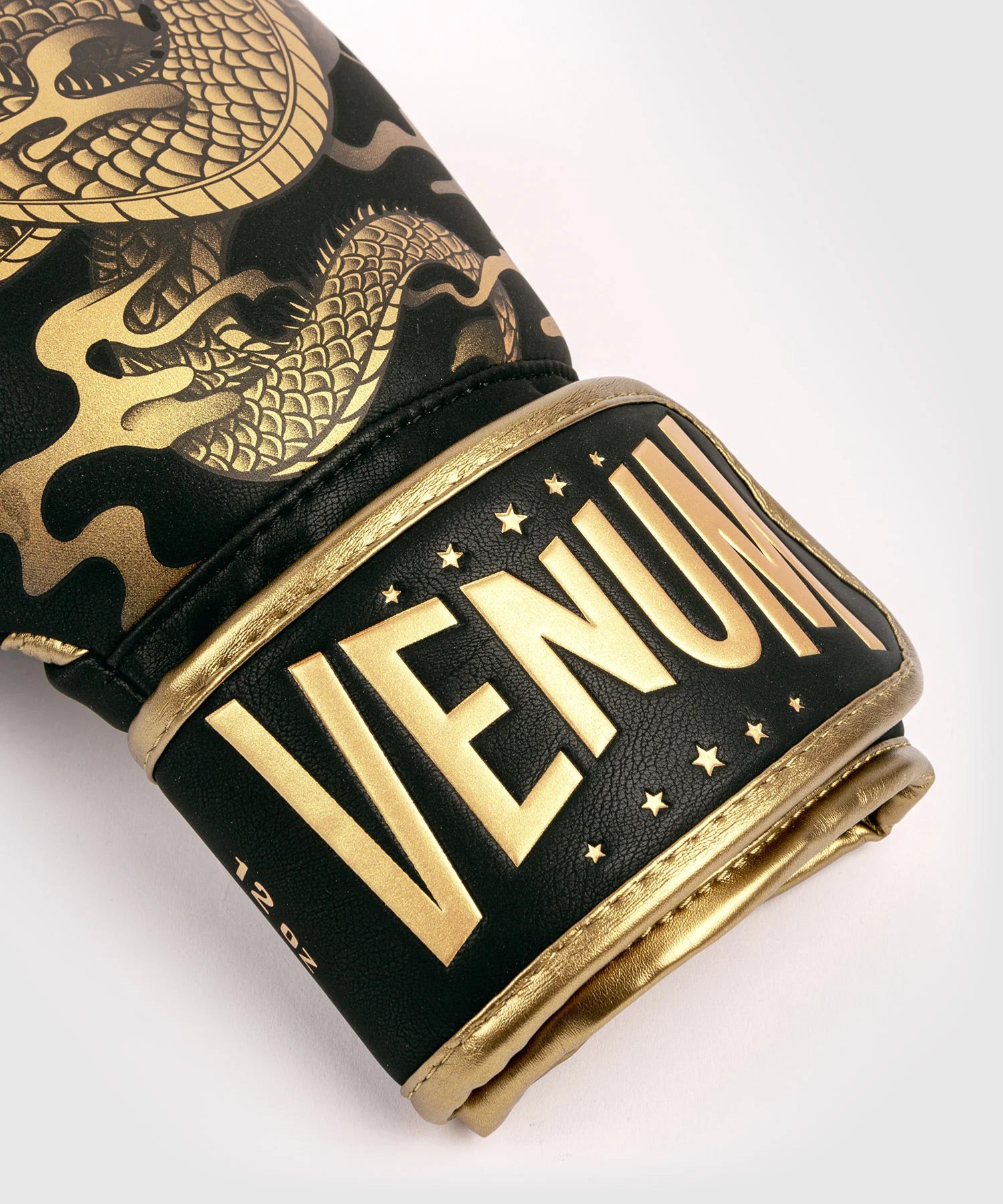 Venum Dragon's Flight Boxing Gloves - Black/Bronze - The Fight Club