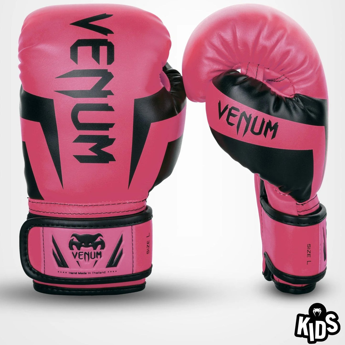 Venum Elite Boxing Gloves Kids Fluo Pink - The Fight Club