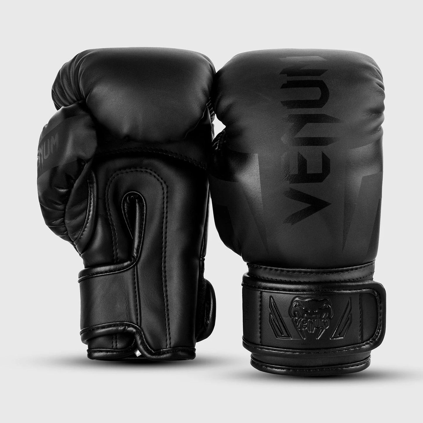 Venum Elite Boxing Gloves Kids Matte Black - The Fight Club