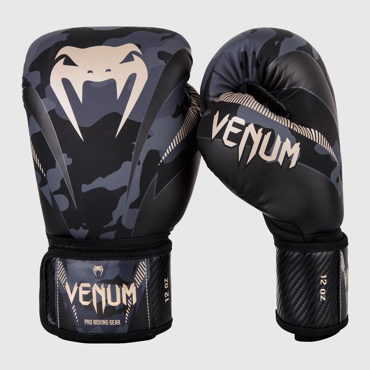 Venum Impact Boxing Gloves Dark Camo/Sand - The Fight Club