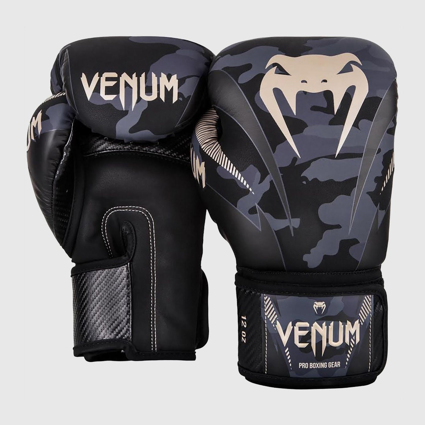 Venum Impact Boxing Gloves Dark Camo/Sand - The Fight Club