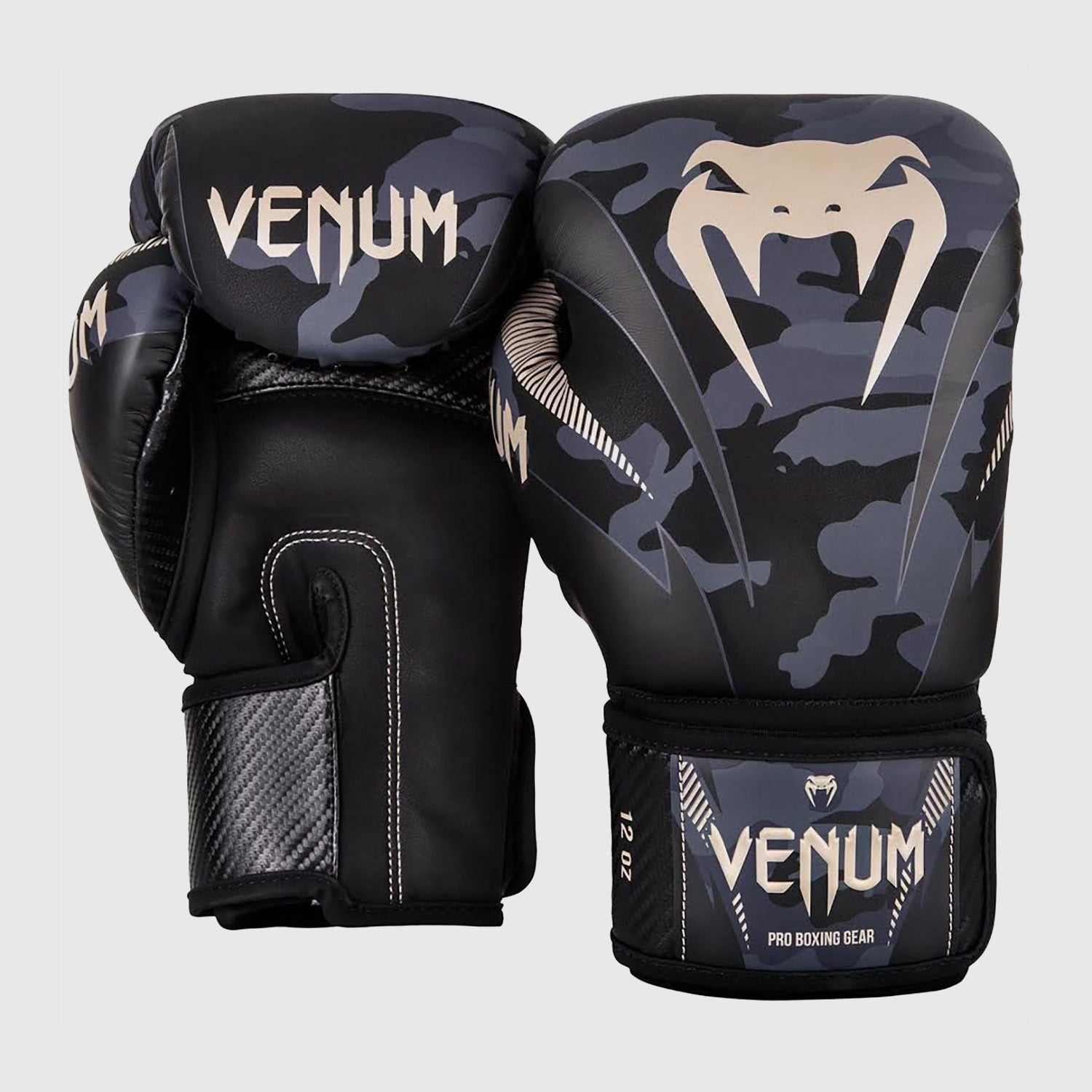 Venum Impact Boxing Gloves Dark Camo/Sand - The Fight Club