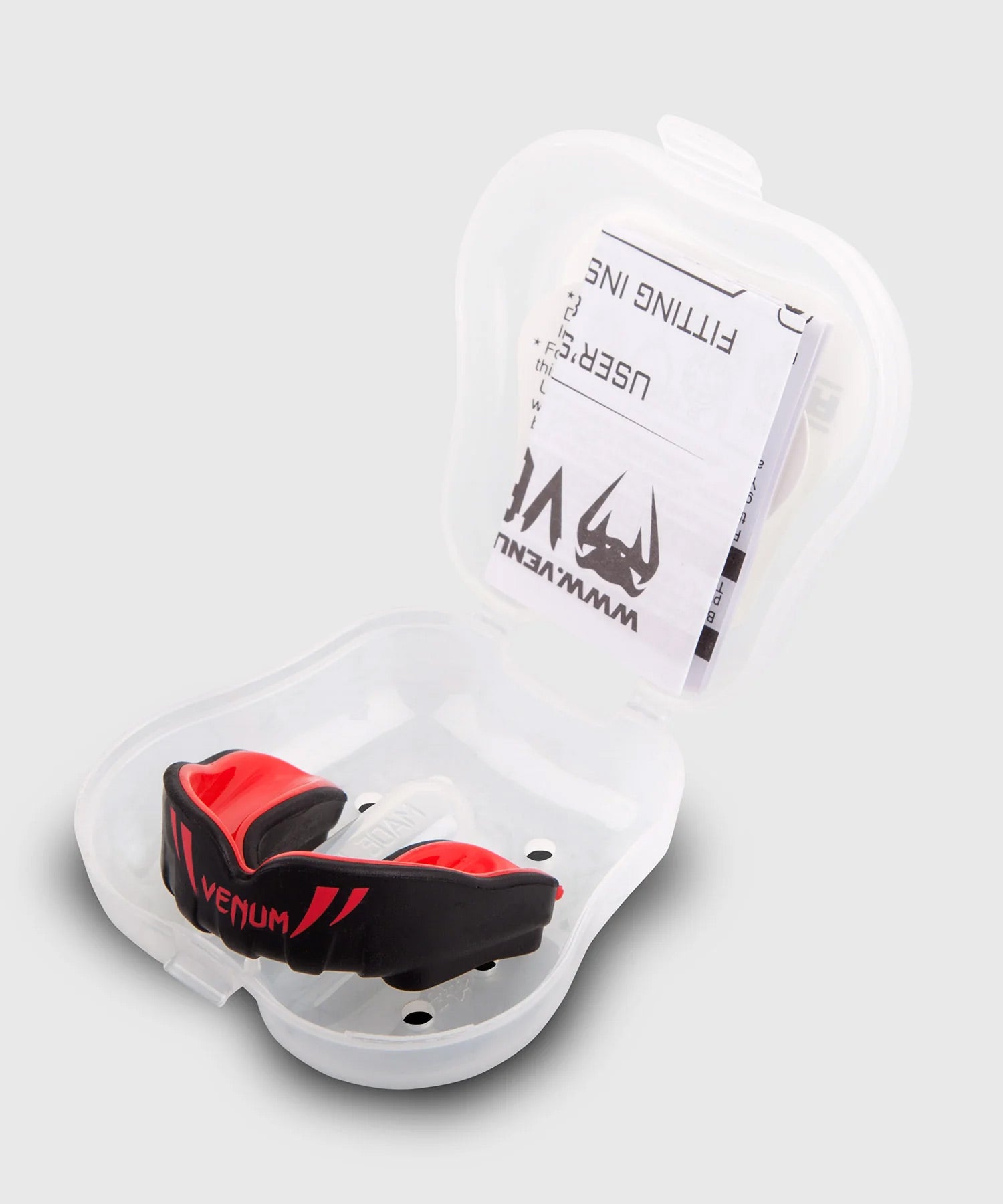 Venum Challenger Kids Mouth Guard - Black/Red - The Fight Club