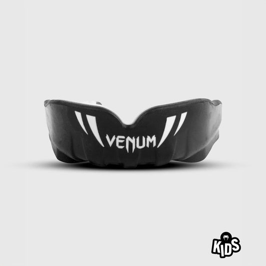 Venum Challenger Kids Mouth Guard - Black/White - The Fight Club