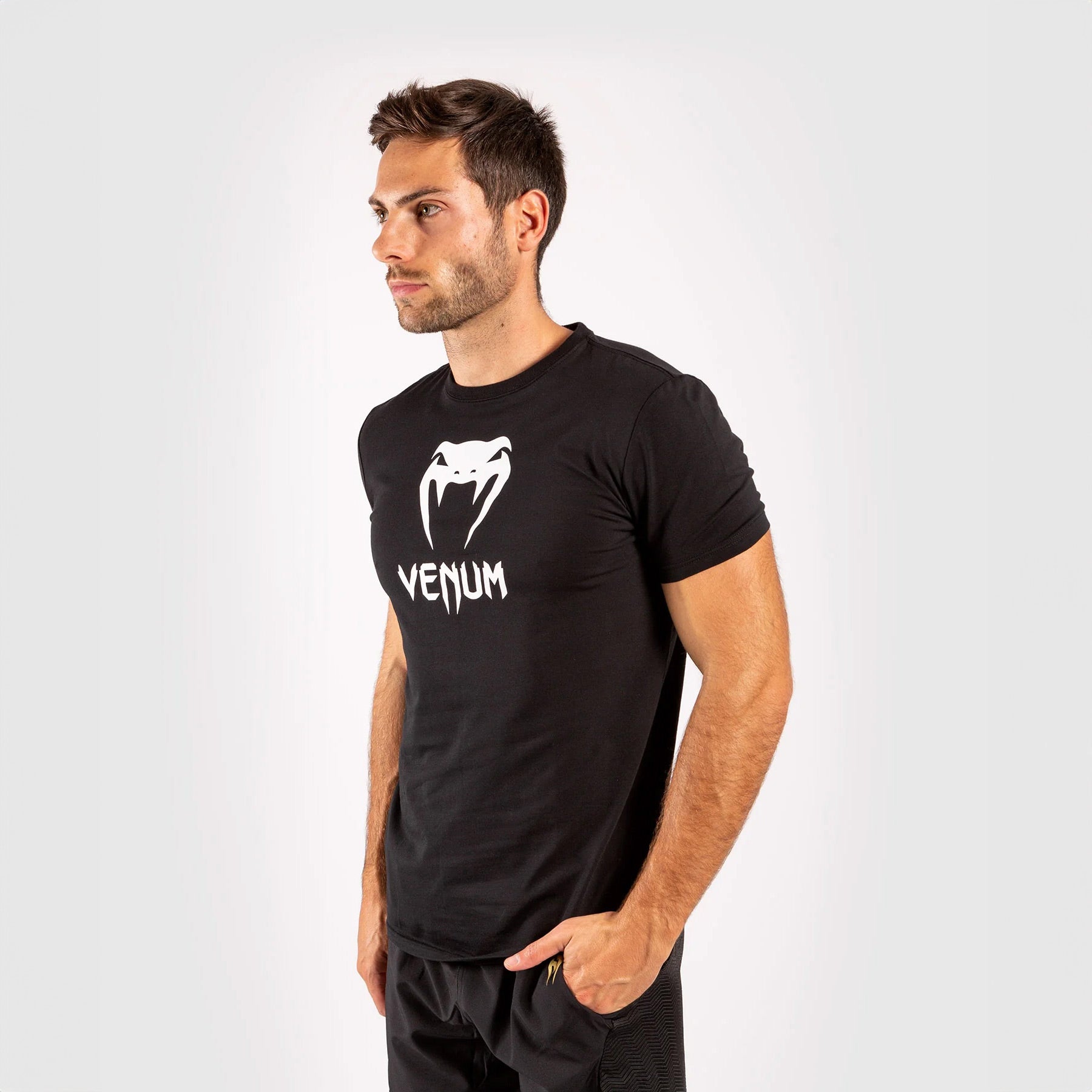 Venum Classic T-Shirt - Black - The Fight Club