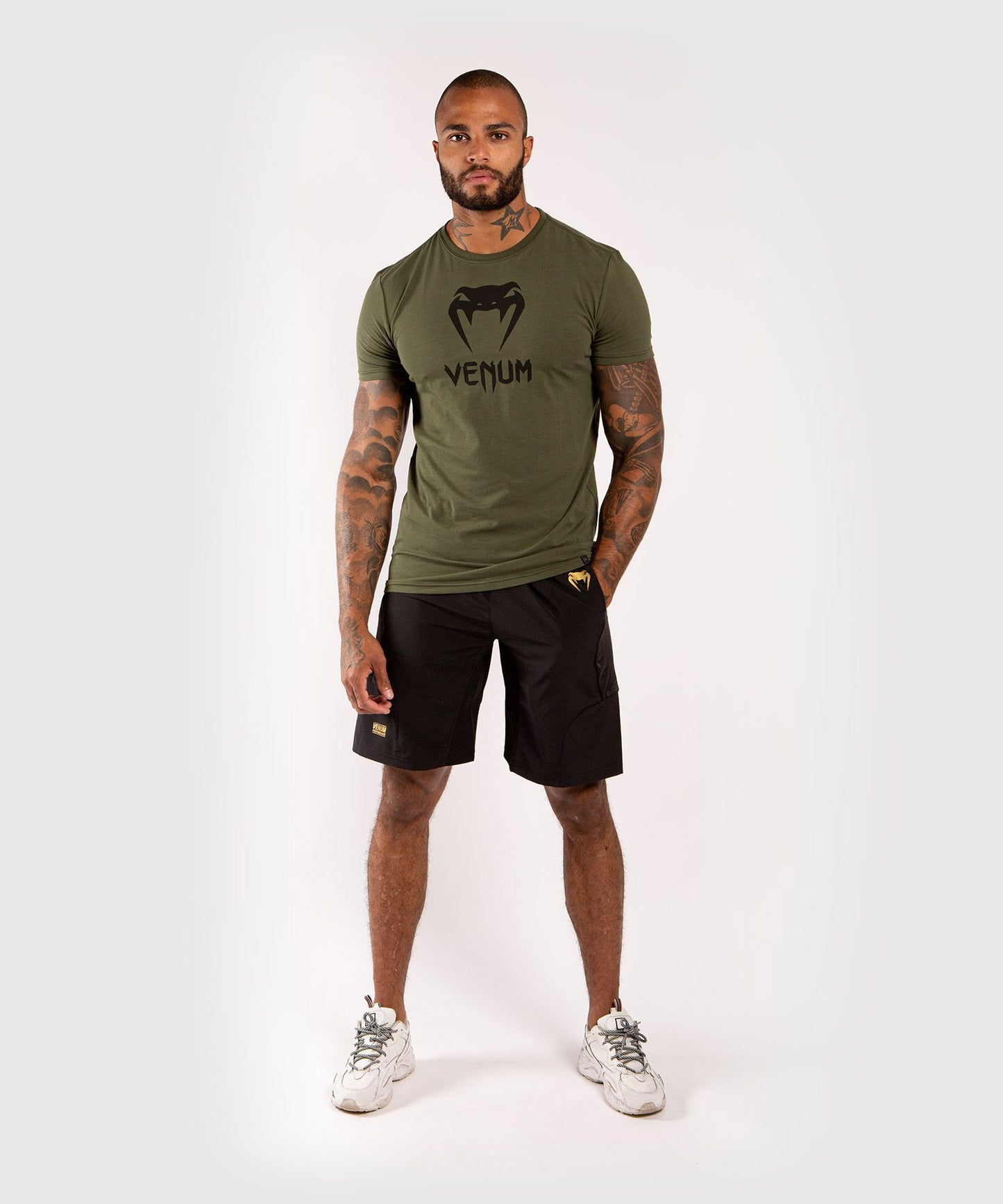Venum Classic T-Shirt - Khaki - The Fight Club