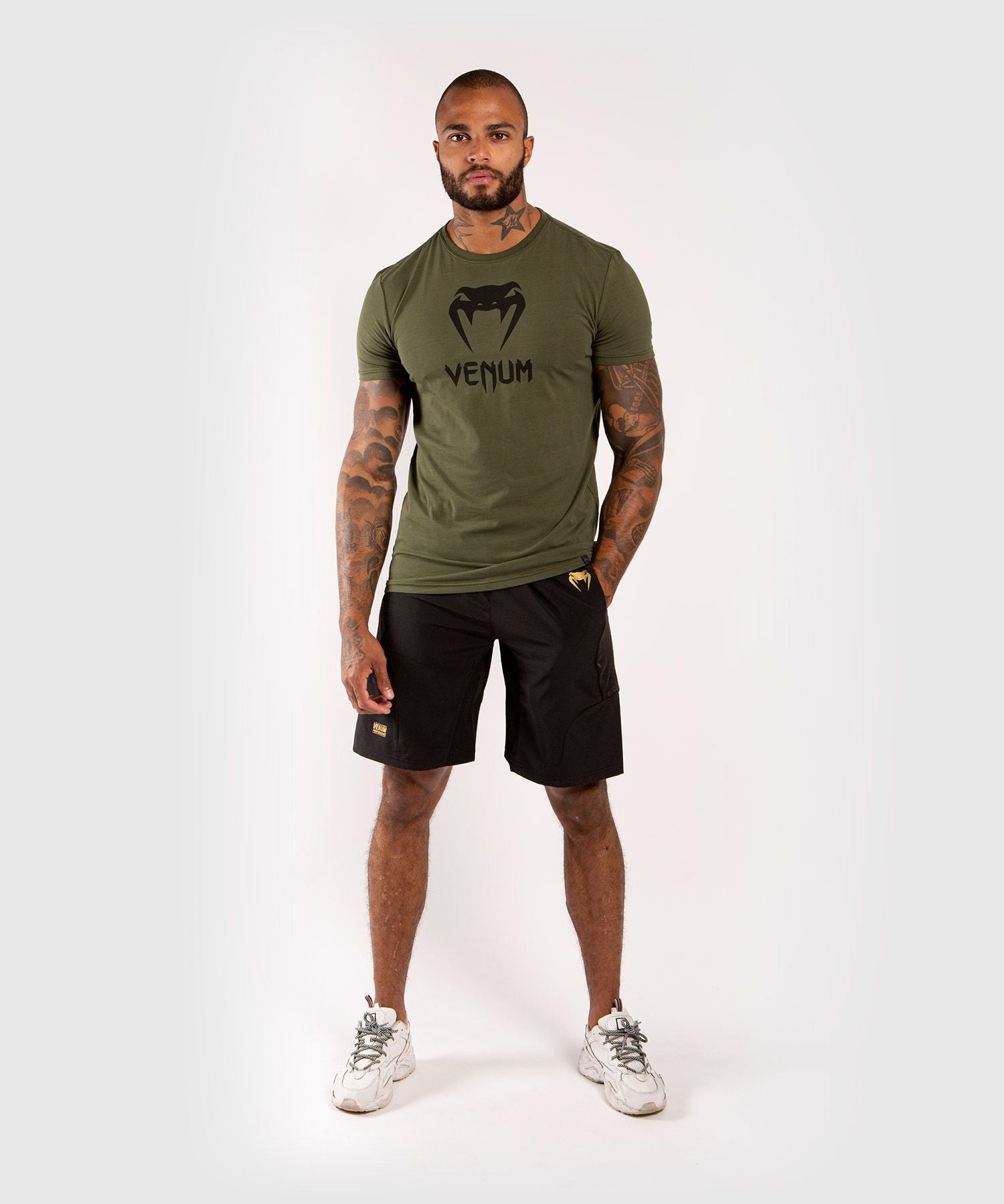 Venum Classic T-Shirt - Khaki - The Fight Club