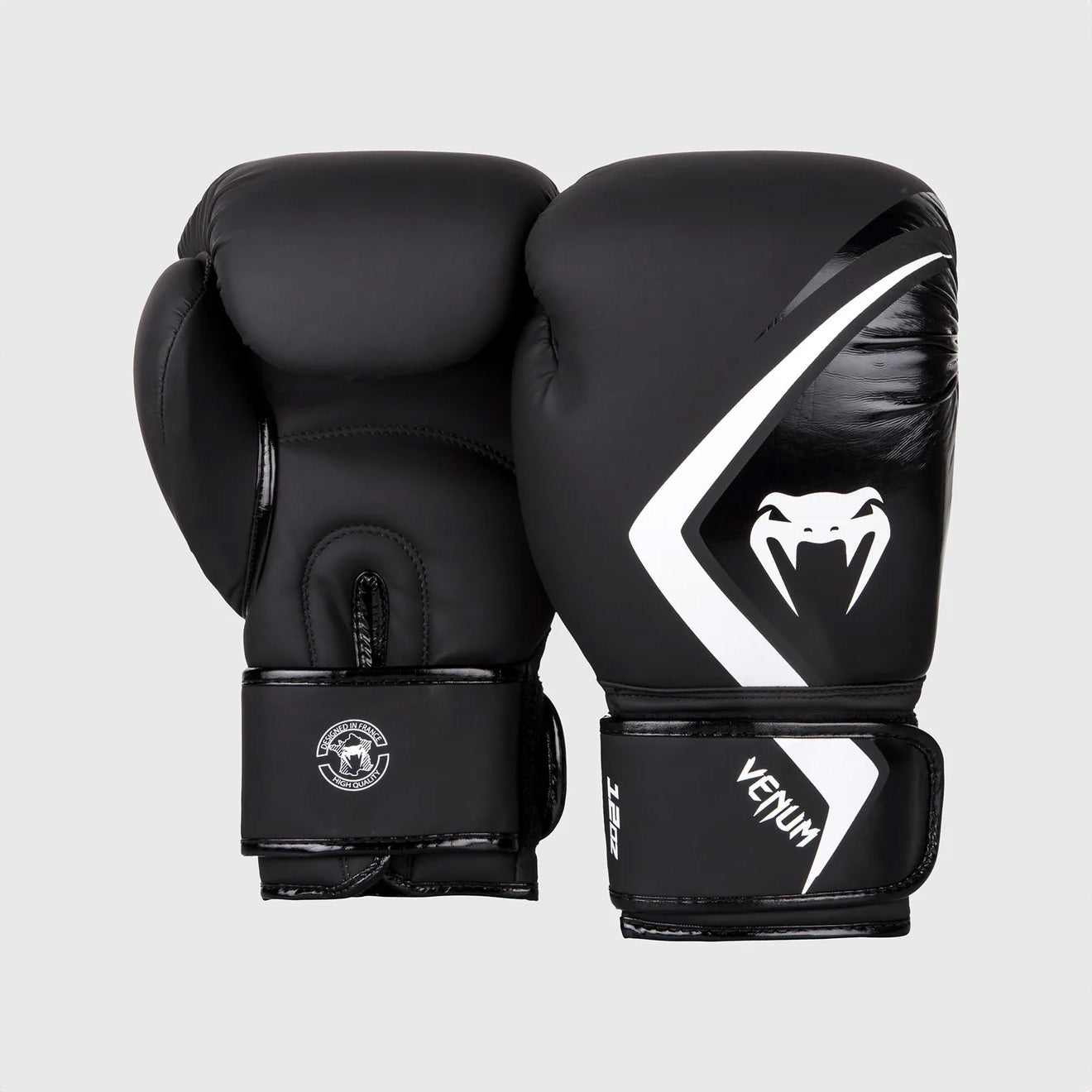 Venum Contender 2.0 Boxing Gloves - Black/Grey-White - The Fight Club