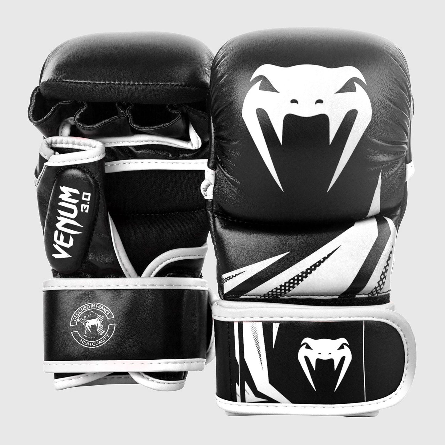 Venum Challenger 3.0 MMA Sparring Gloves Black/White - The Fight Club