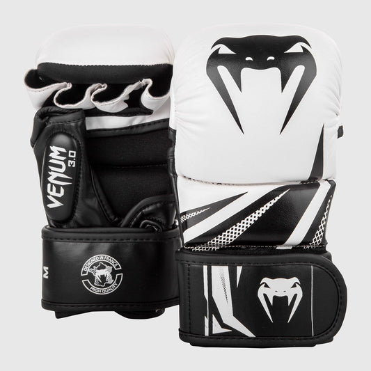 Venum Challenger 3.0 MMA Sparring Gloves White/Black - The Fight Club
