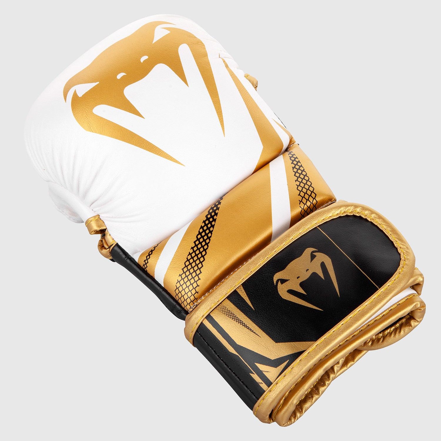 Venum Challenger 3.0 Sparring Gloves White/Black/Gold - The Fight Club
