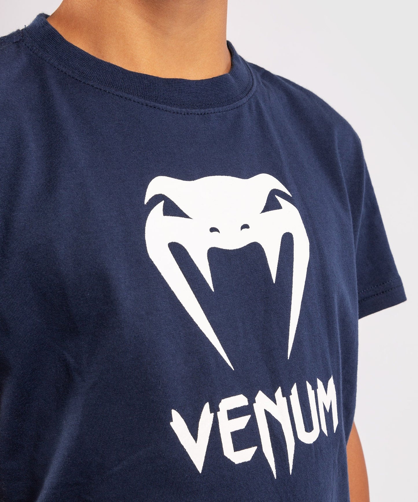 Venum Classic T-Shirt Kids - Navy Blue - The Fight Club