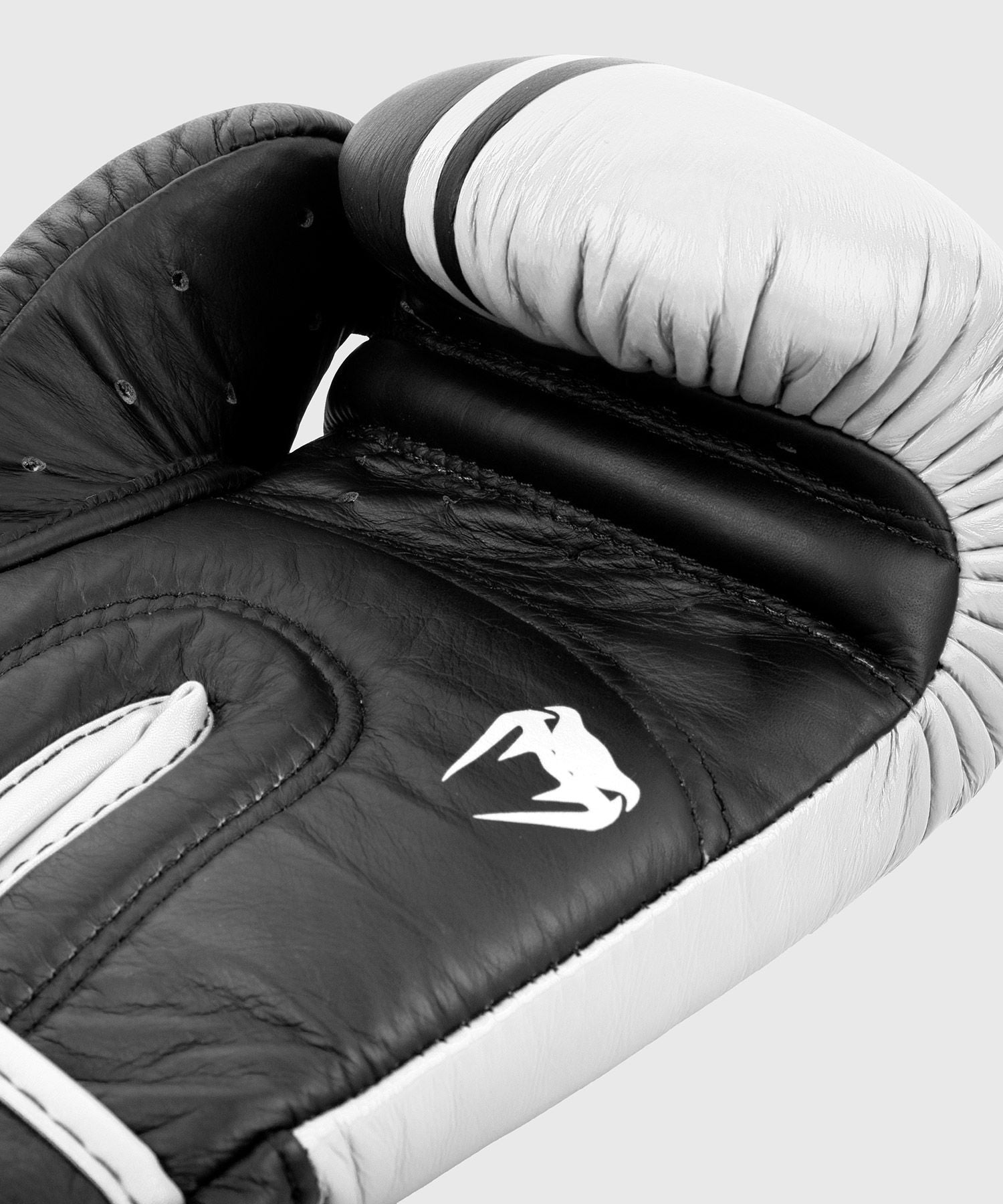 Venum Shield Pro Boxing Gloves with Velcro Black/White - The Fight Club
