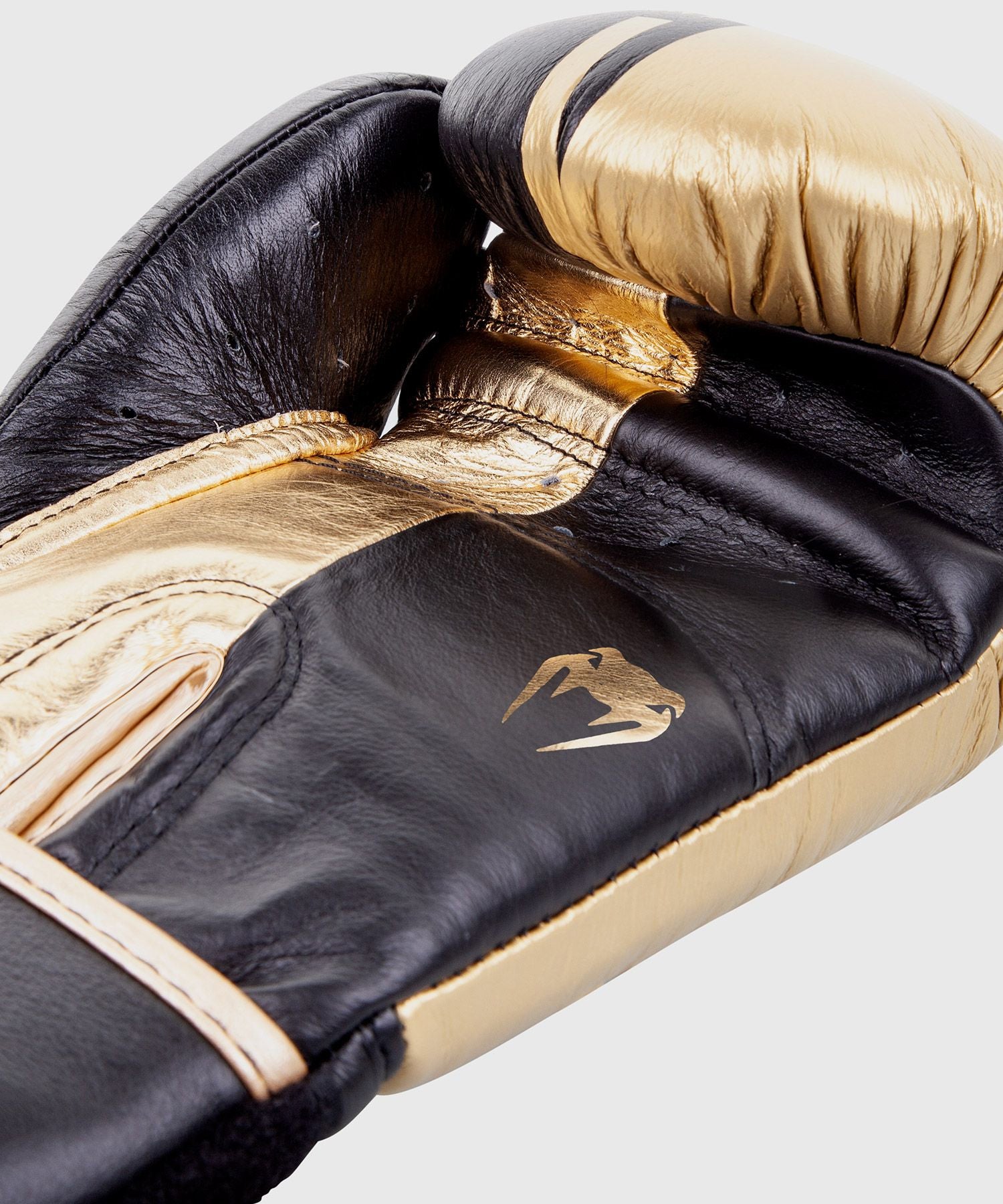 Venum Shield Pro Boxing Gloves Velcro Black/Gold - The Fight Club