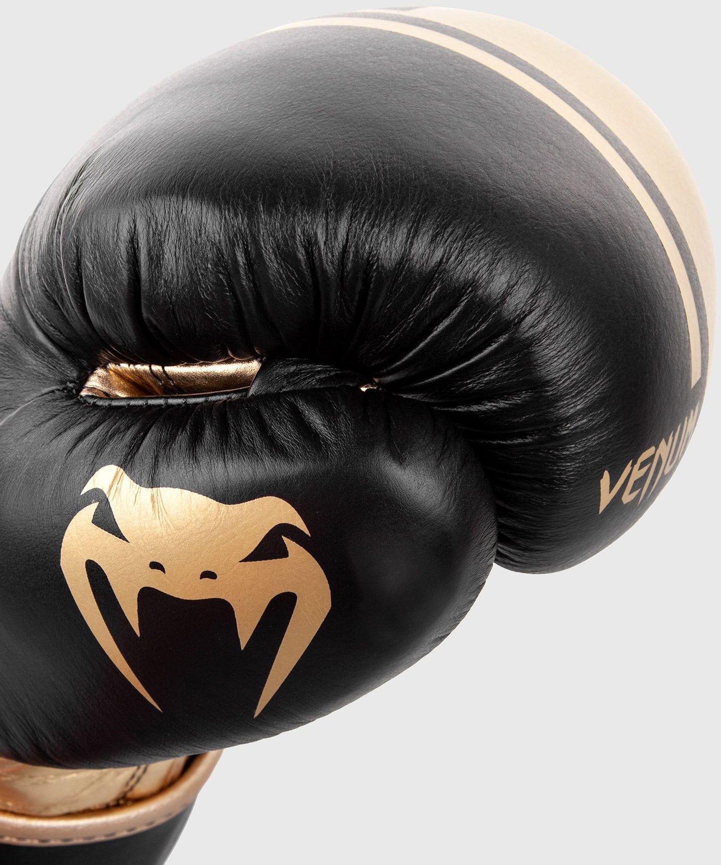Venum Shield Pro Boxing Gloves Velcro Black/Gold - The Fight Club