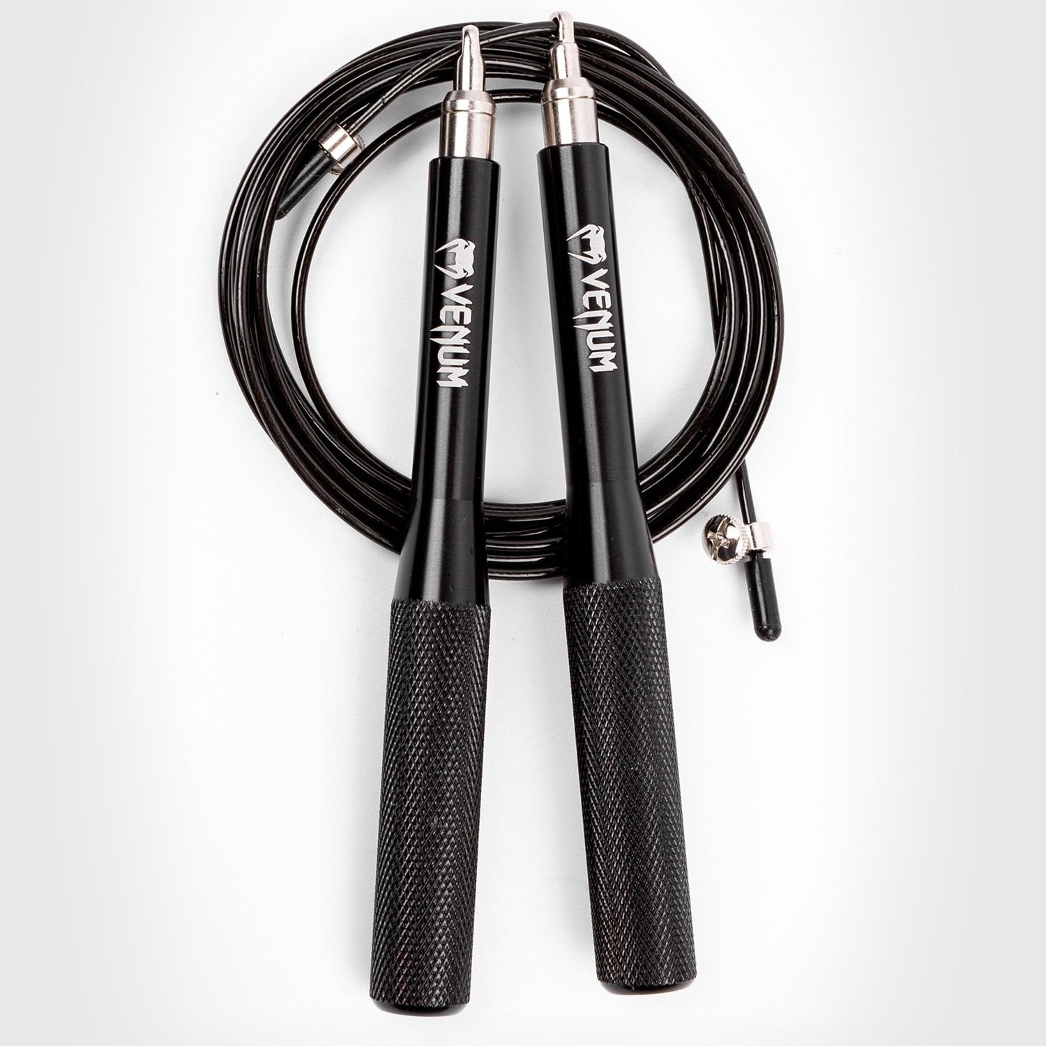 Venum Thunder Evo Jump Rope Black - The Fight Club
