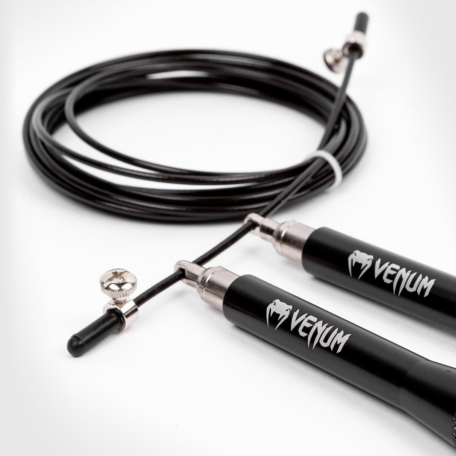 Venum Thunder Evo Jump Rope Black - The Fight Club
