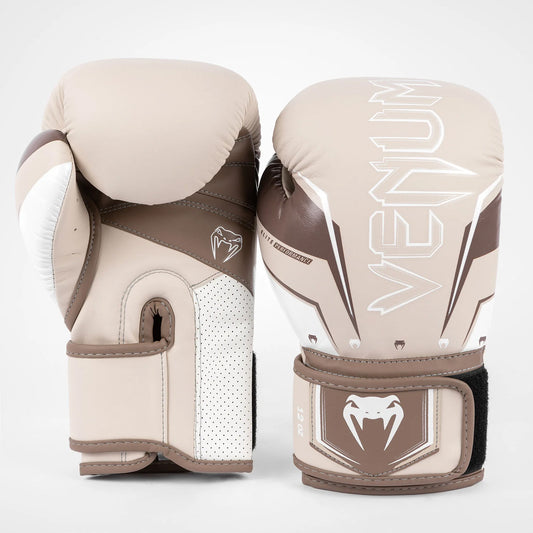 Venum Elite Evo Boxing Gloves Sand - The Fight Club