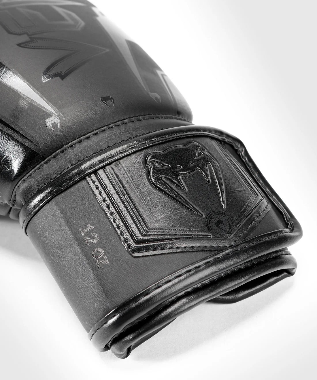 Venum Elite Evo Boxing Gloves - Black/Black - The Fight Club