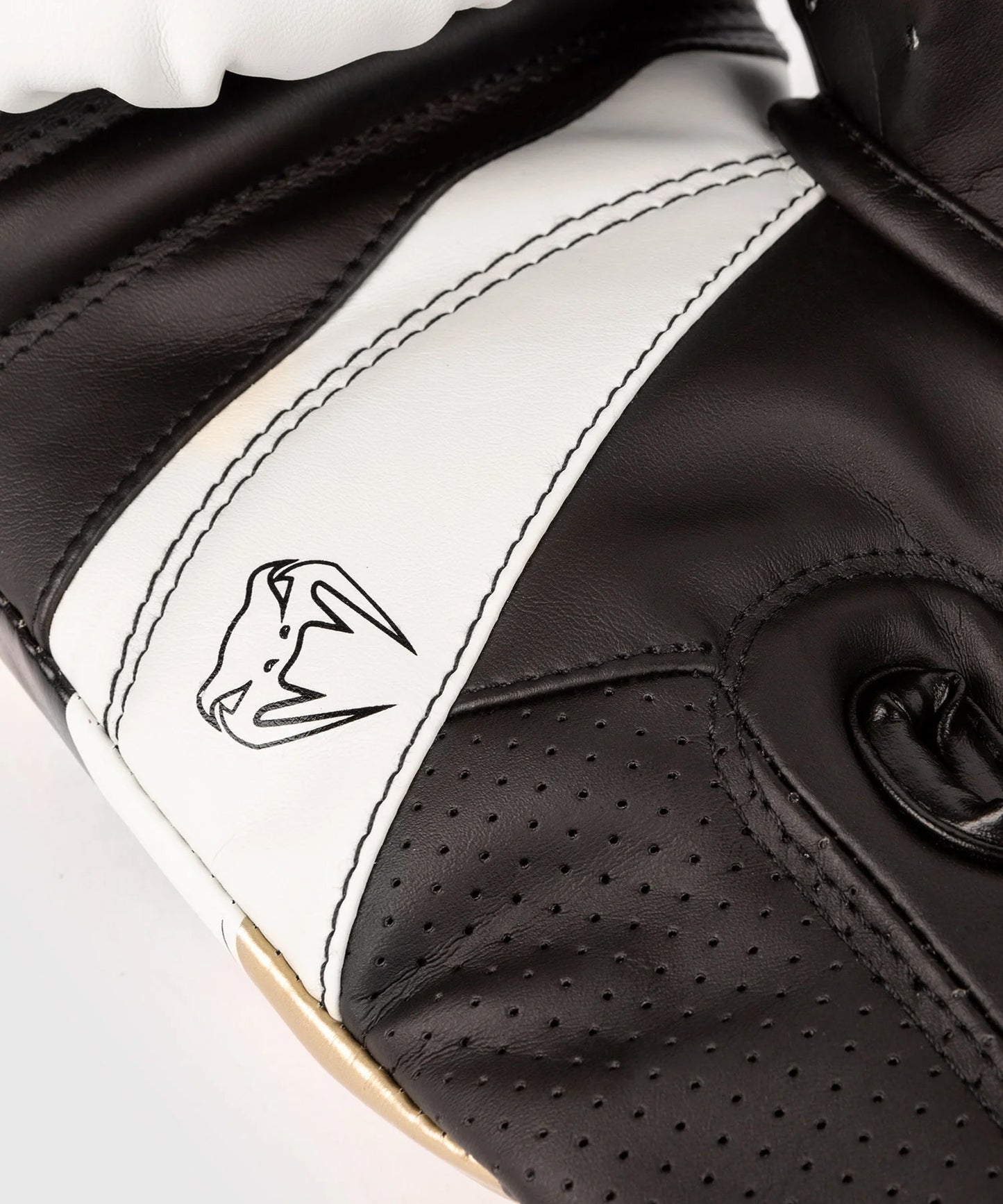 Venum Elite Evo Boxing Gloves White/Gold - The Fight Club