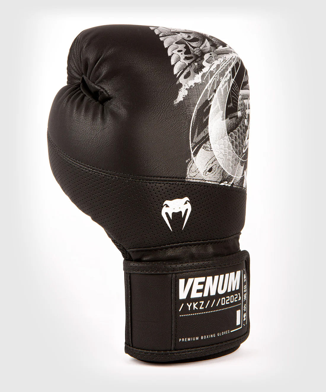 Venum YKZ21 Boxing Gloves - Black/Silver - The Fight Club