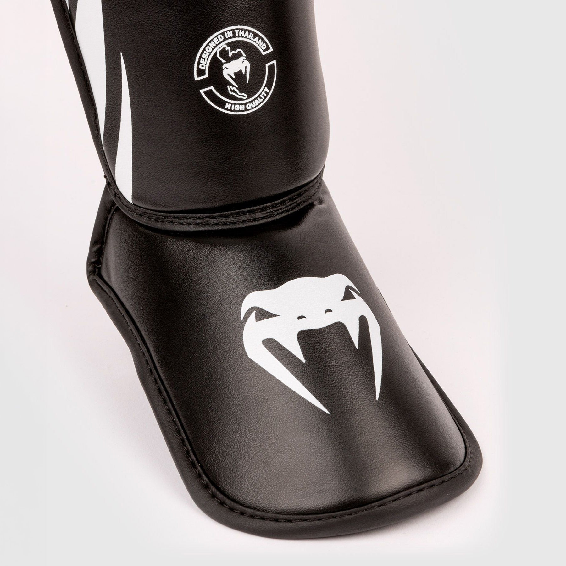 Venum Challenger Kids Shin Guards Black/White - The Fight Club