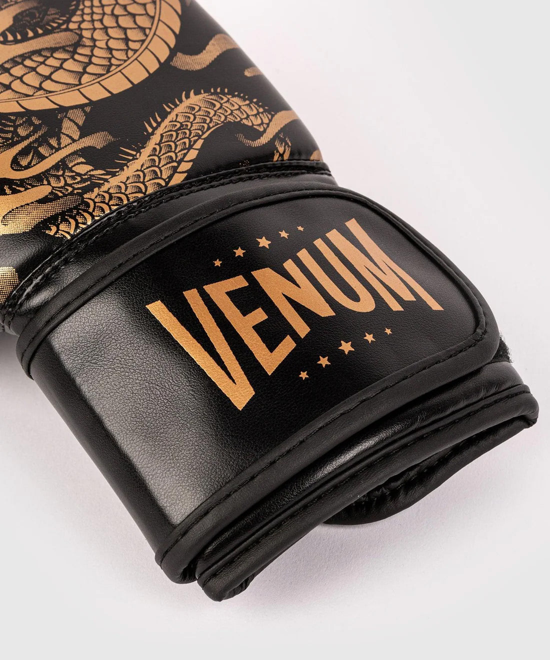 Venum Dragon's Flight Kids Boxing Gloves - Black/Bronze - The Fight Club