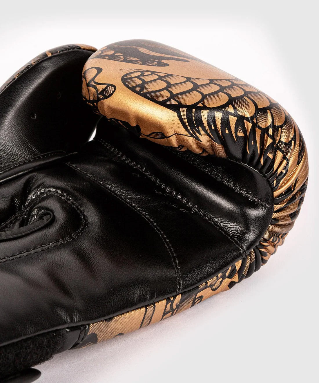 Venum Dragon's Flight Kids Boxing Gloves - Black/Bronze - The Fight Club