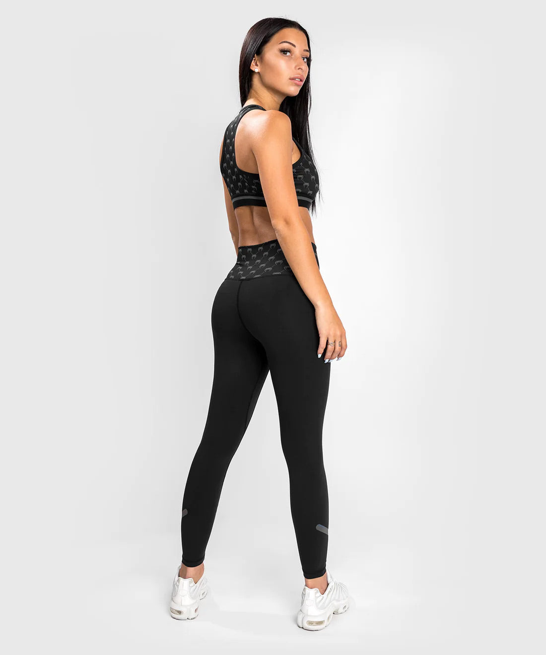 Venum Monogram 7/8 Leggings - Black/Pink Gold - The Fight Club