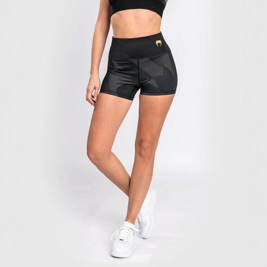 Venum Razor Women's Compression Shorts - Black/Gold - The Fight Club