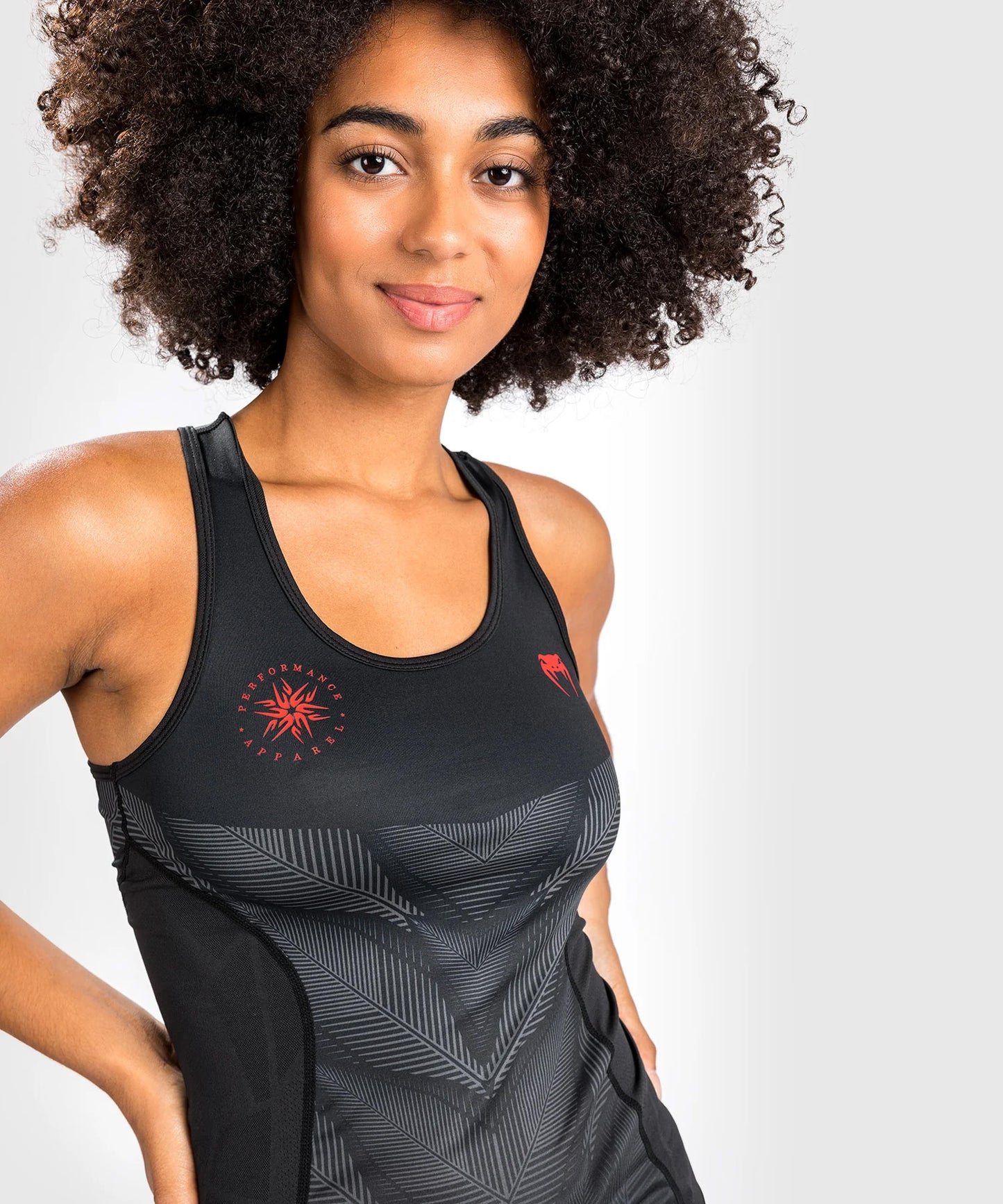 Venum Phantom Dry Tech Women's Tank Top - Black/Red - The Fight Club