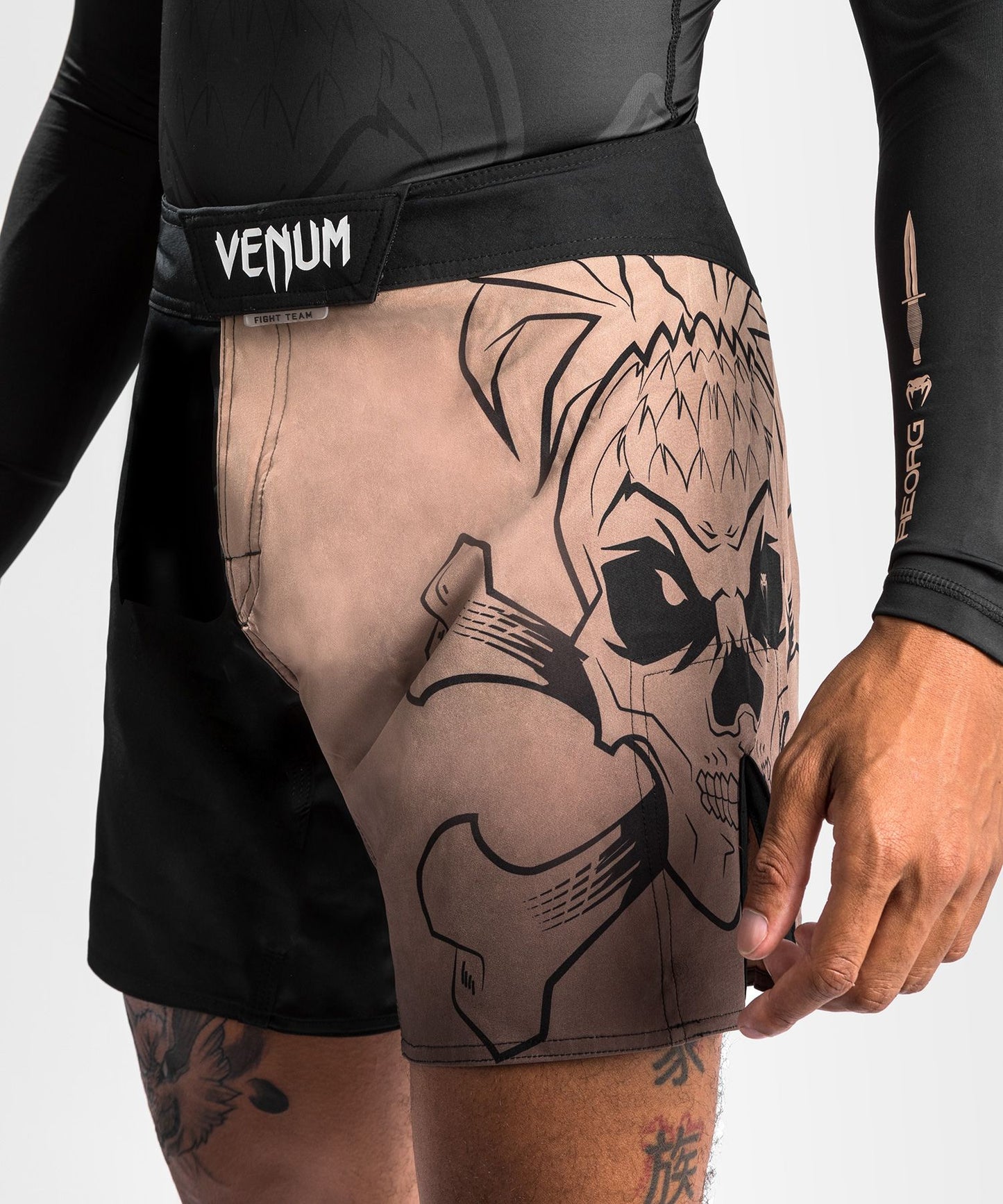 Venum Reorg Fight Shorts - Black - The Fight Club