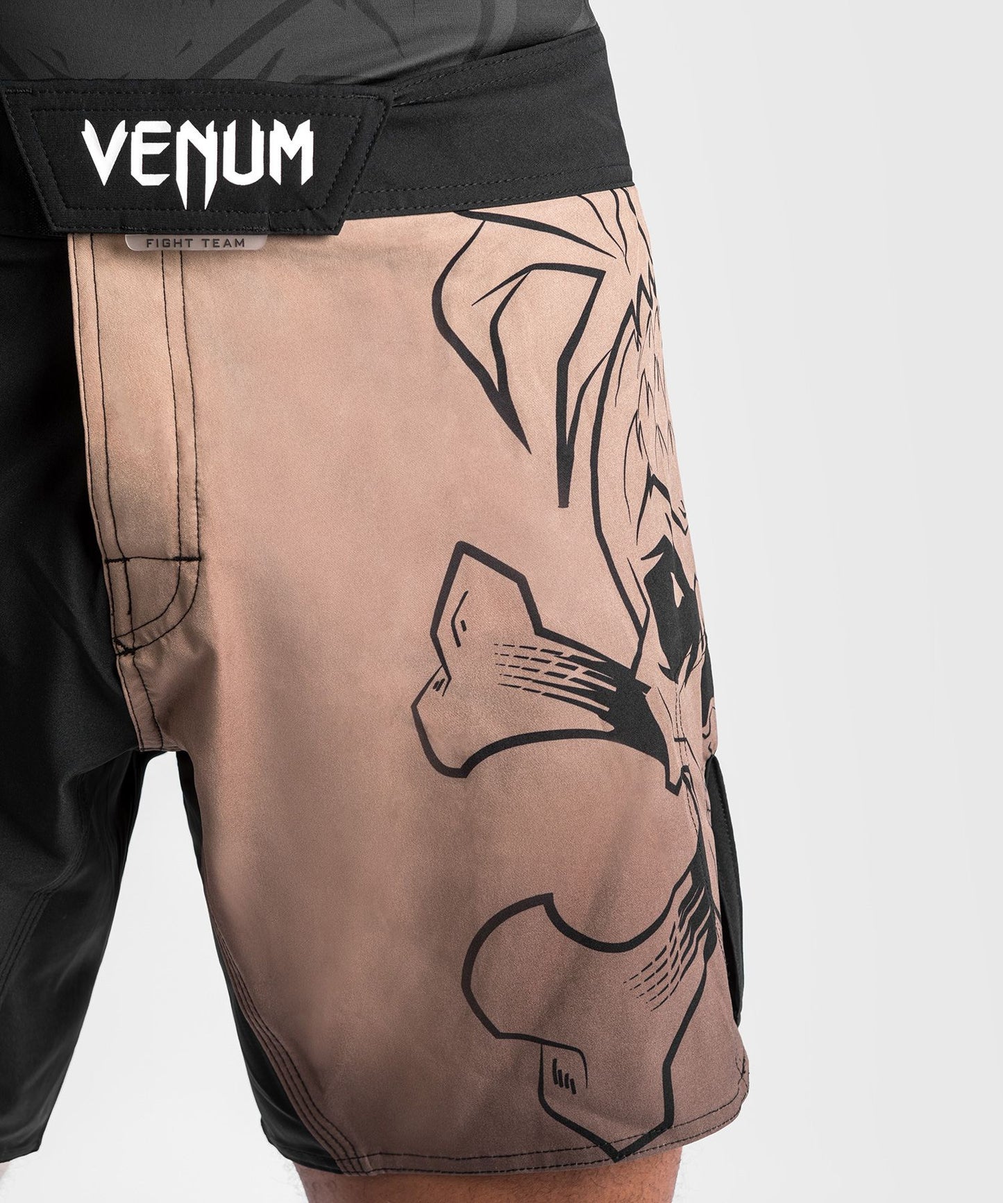 Venum Reorg Fight Shorts - Black - The Fight Club