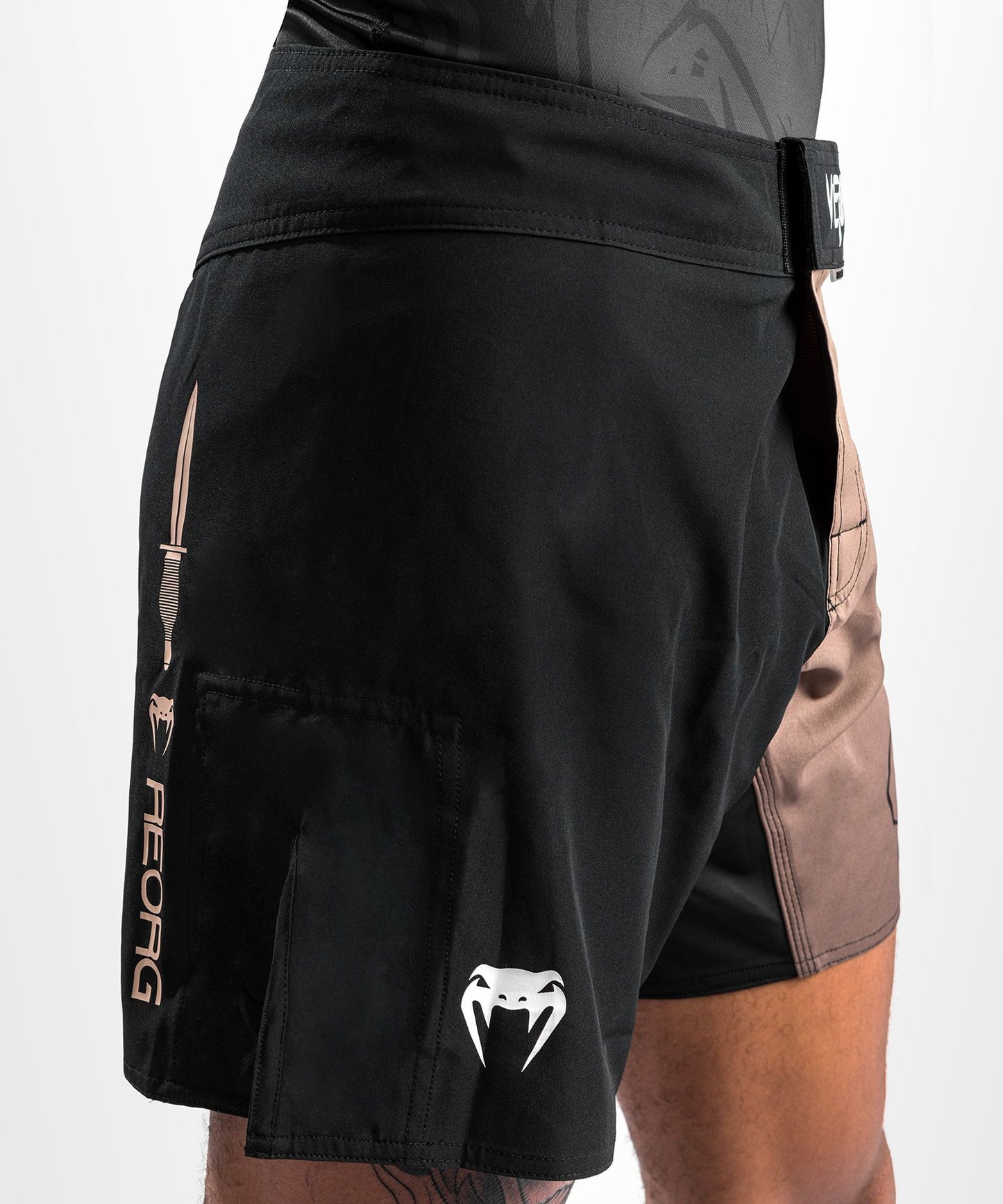 Venum Reorg Fight Shorts - Black - The Fight Club