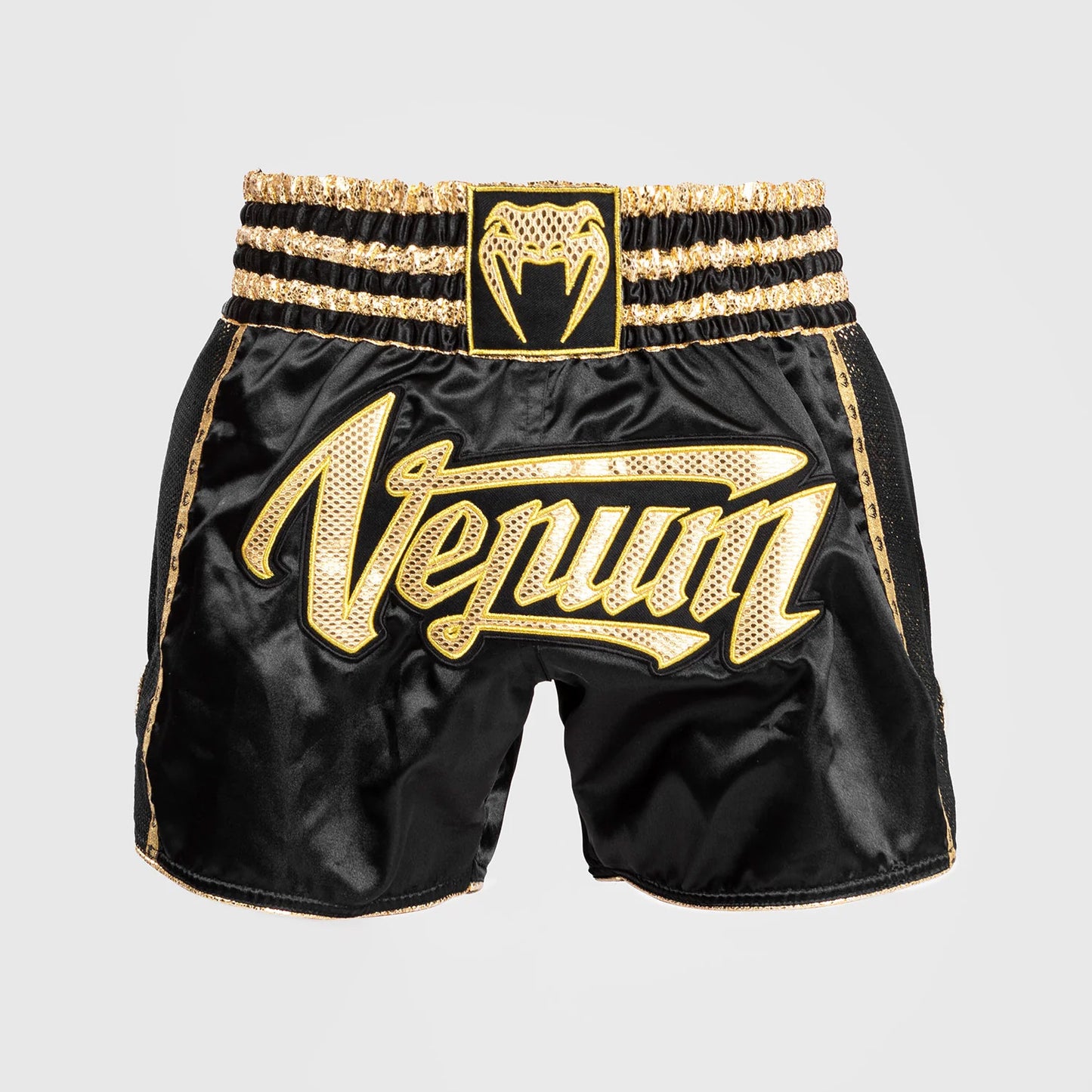 Venum Absolute 2.0 Muay Thai Shorts - Black/Gold - The Fight Club