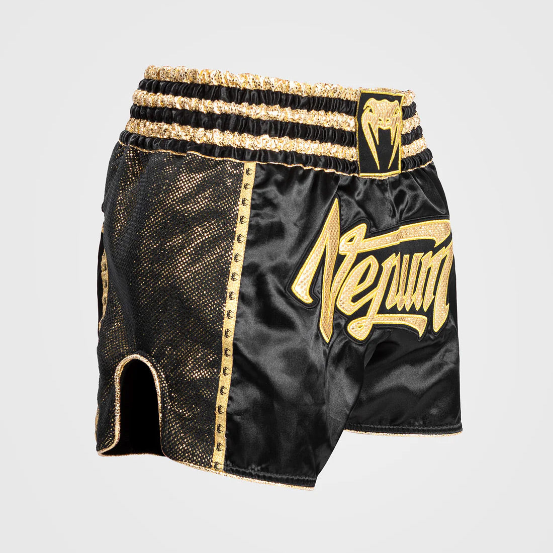 Venum Absolute 2.0 Muay Thai Shorts - Black/Gold - The Fight Club