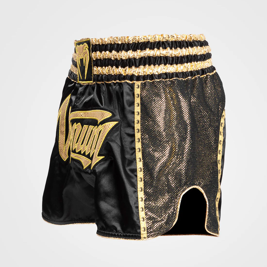 Venum Absolute 2.0 Muay Thai Shorts - Black/Gold - The Fight Club