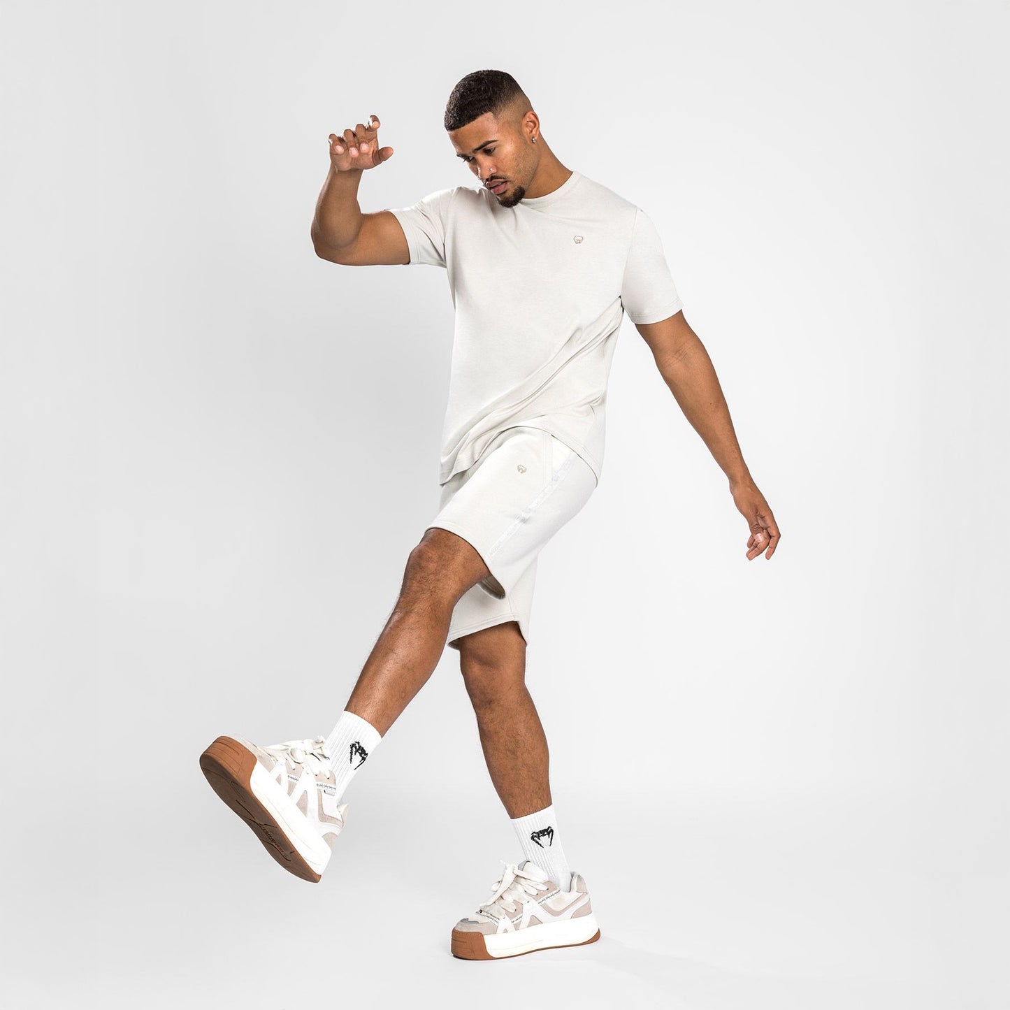 Venum Silent Power T-Shirt Light Sand - The Fight Club