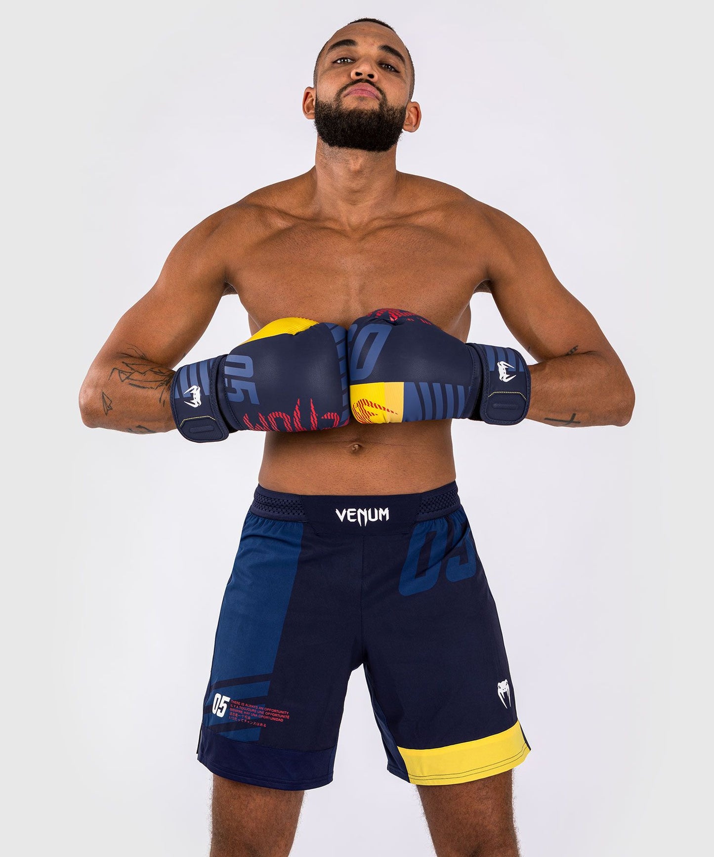 Venum Sport 05 Fight Shorts - Blue/Yellow - The Fight Club