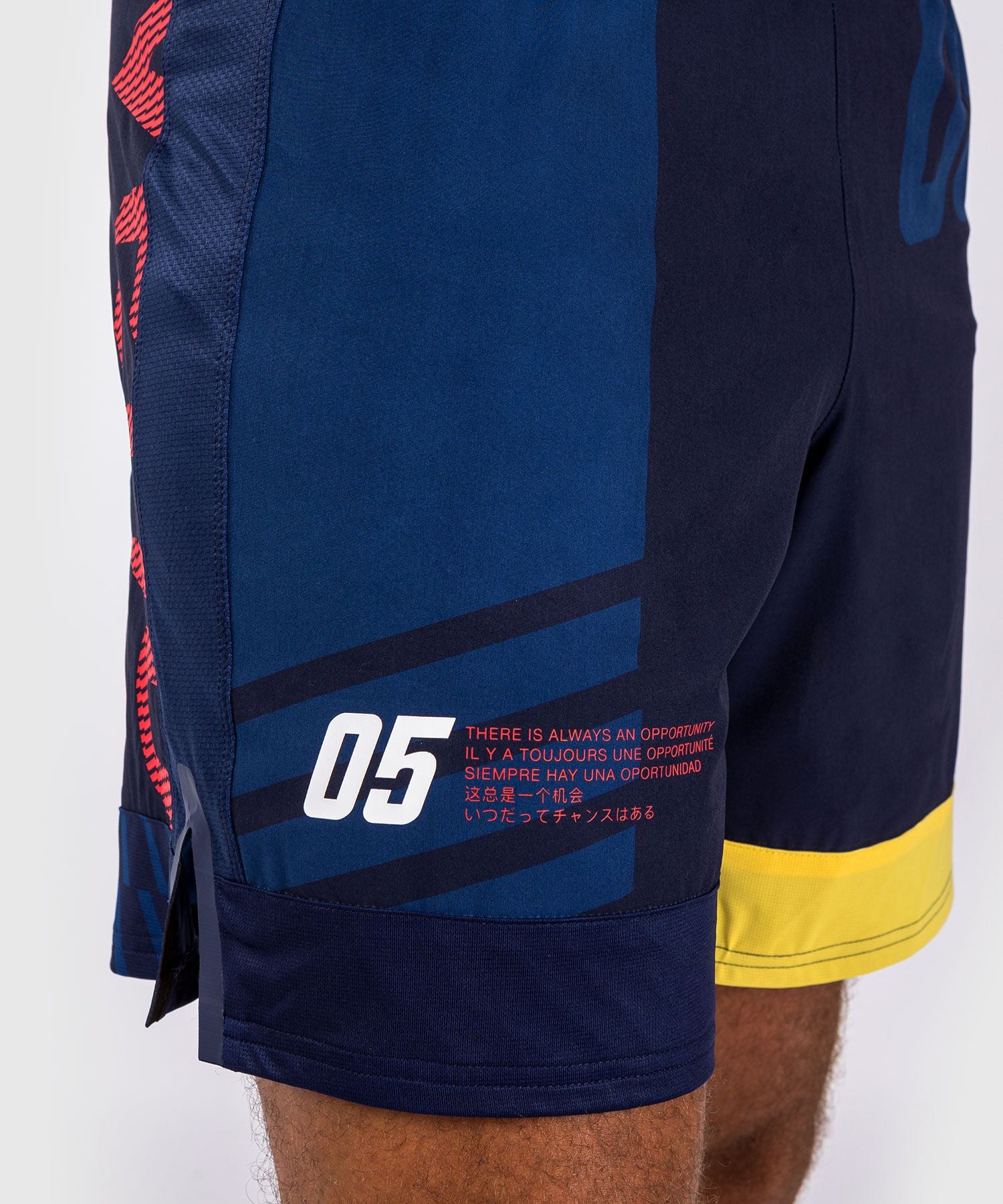 Venum Sport 05 Fight Shorts - Blue/Yellow - The Fight Club