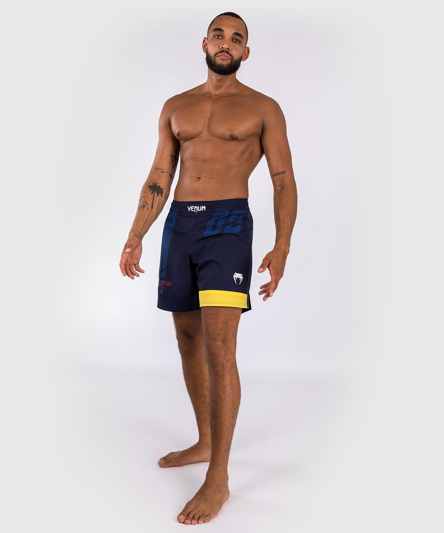 Venum Sport 05 Fight Shorts - Blue/Yellow - The Fight Club