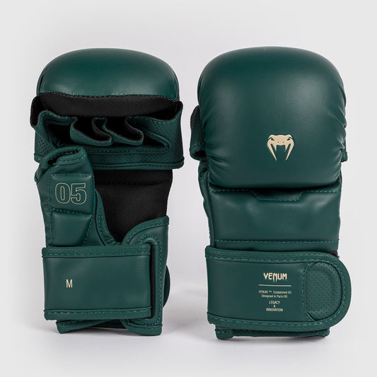 Venum Impact Evo MMA Sparring Gloves Emerald Green - The Fight Club