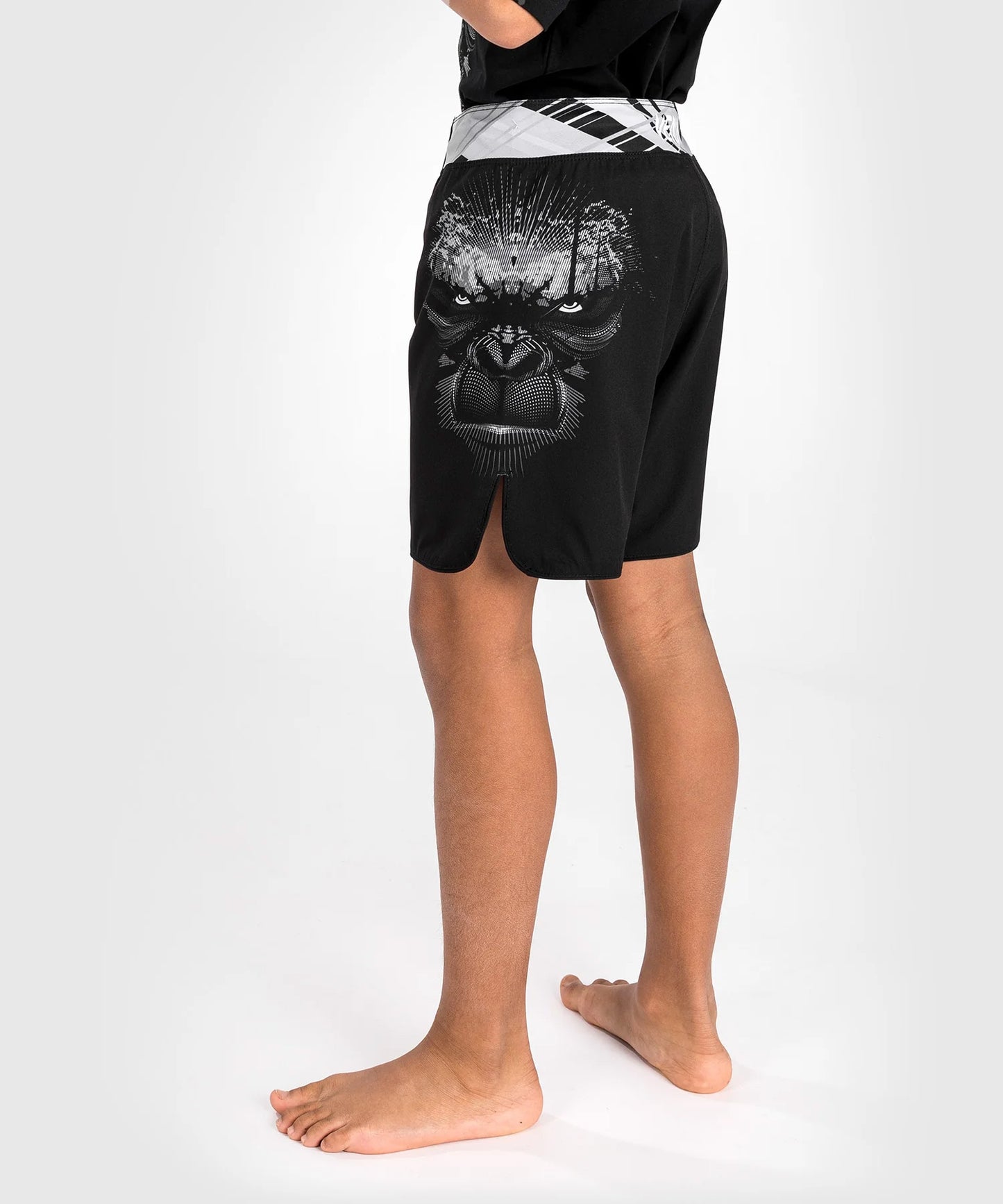 Venum Gorilla Jungle Fight Shorts Kids - Black/White - The Fight Club