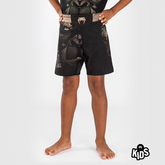 Venum Gorilla Jungle Fight Shorts Kids - Black/Sand - The Fight Club