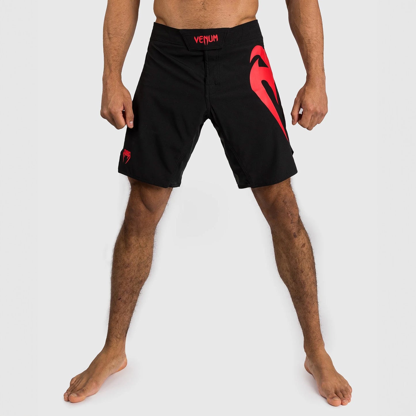 Venum Light 5.0 Fight Shorts - Black/Red - The Fight Club