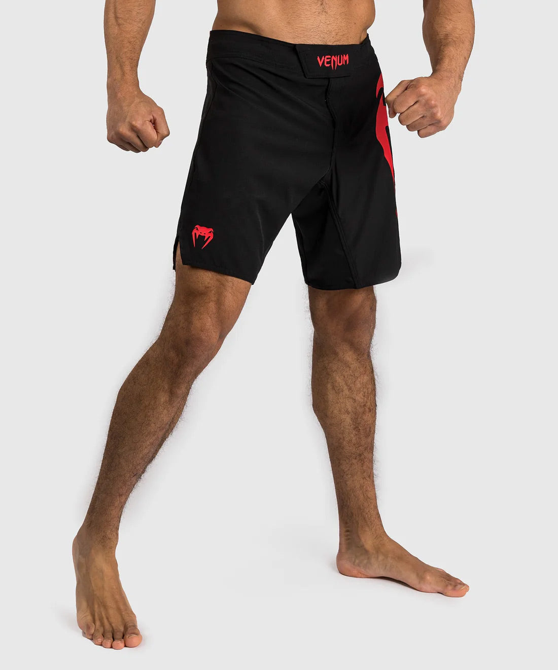 Venum Light 5.0 Fight Shorts - Black/Red - The Fight Club