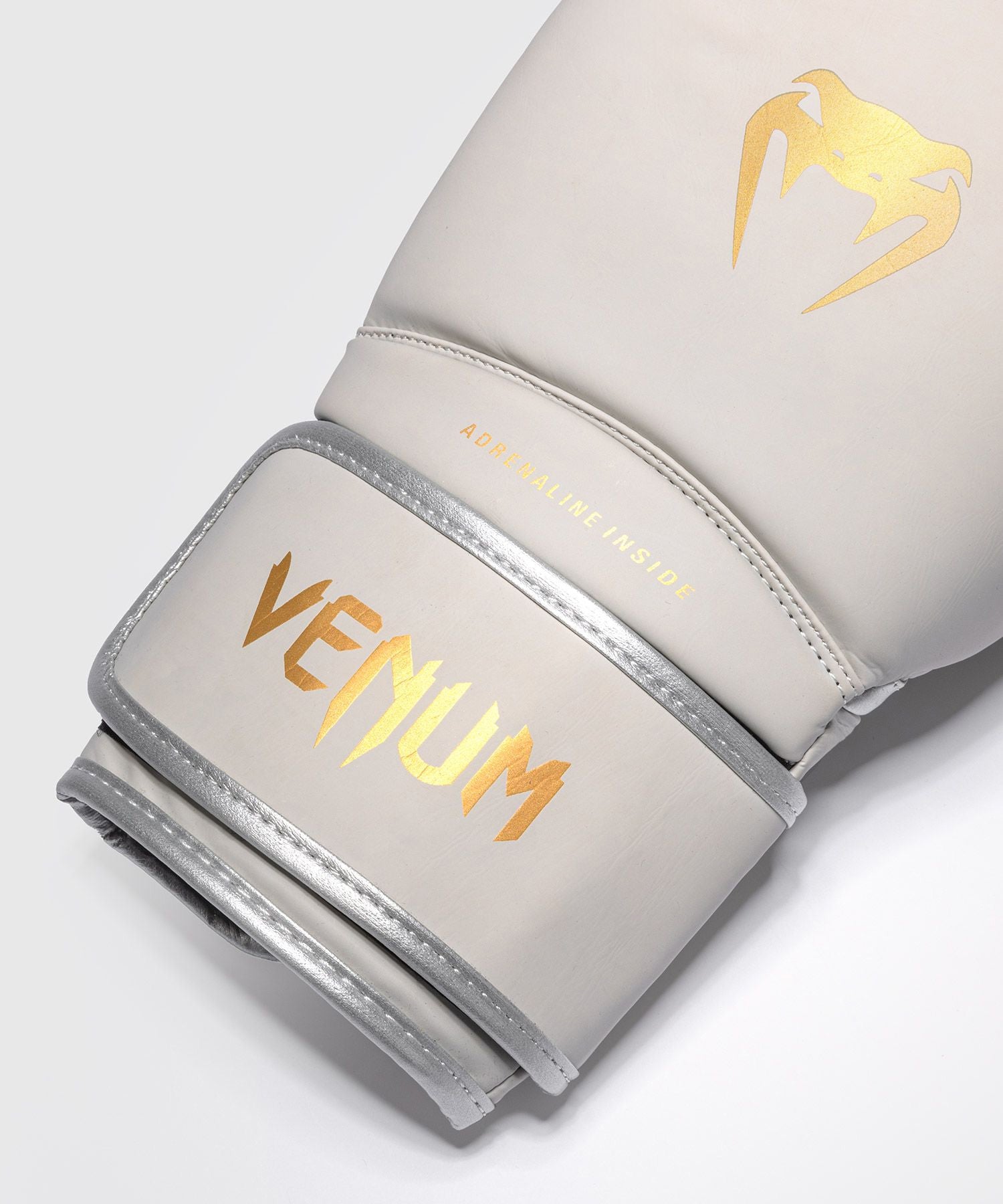 Venum Contender 1.5 Boxing Gloves Ivory/Gold - The Fight Club